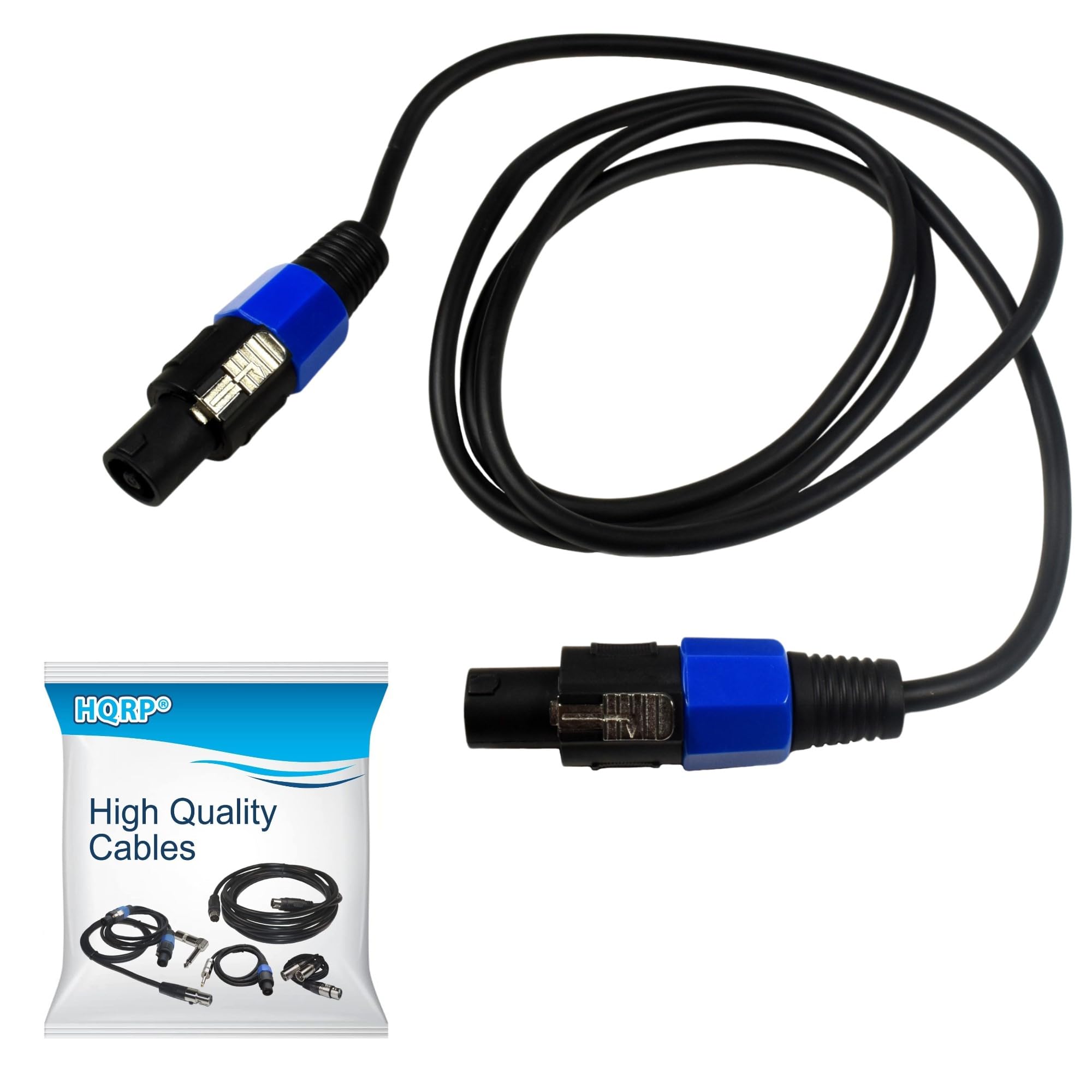 Amazon.com: HQRP 6ft Speakon to Speakon (M/M) Cable for EBS